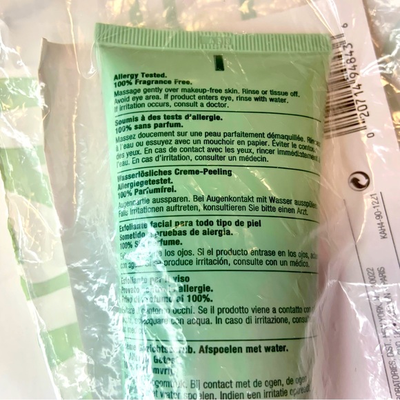 Clinique 7 Day Scrub Cream Rinse-Off Formula 2.5oz/75ml + Pouch Cosmetic Bag NEW - Picture 6 of 10